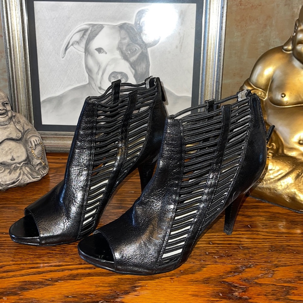Nine West black booties